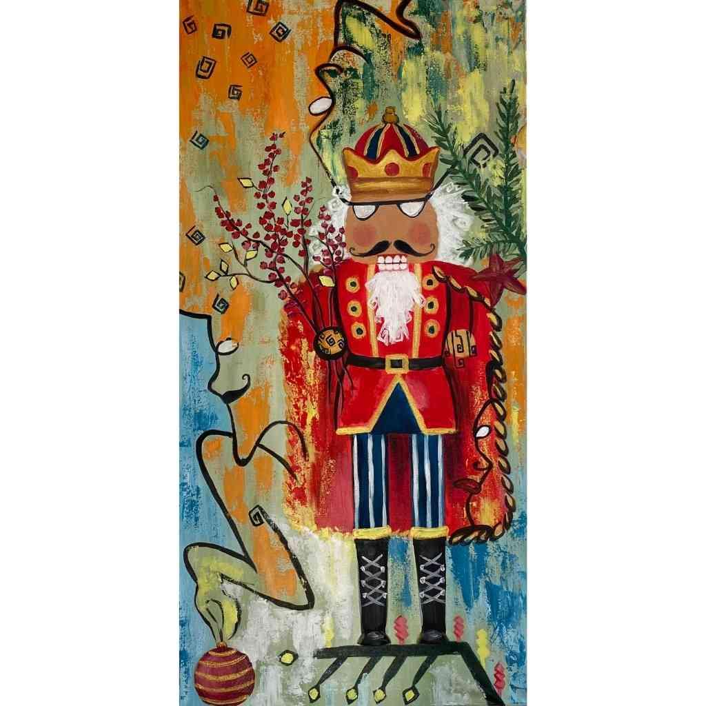 Fine Art Acrylic Painting | Christmas Nutcracker | Artezaar.com Dubai ...