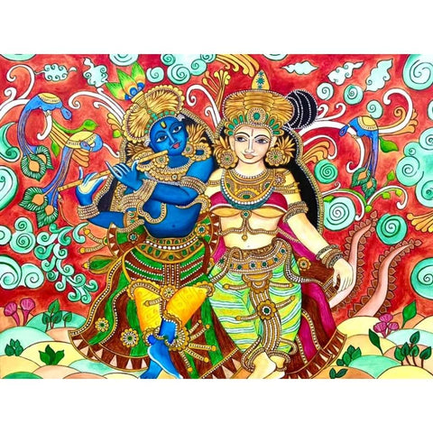 Eternal Bliss by Renuka Sanjeev Acrylic painting Buy now on artezaar.com Online Art Gallery