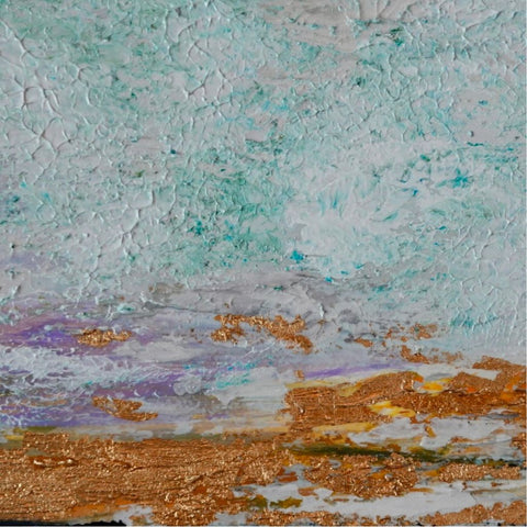 Gilded Horizen 	Mixed Media Painting Buy Now on Artezaar.com Online Art Gallery Dubai UAE