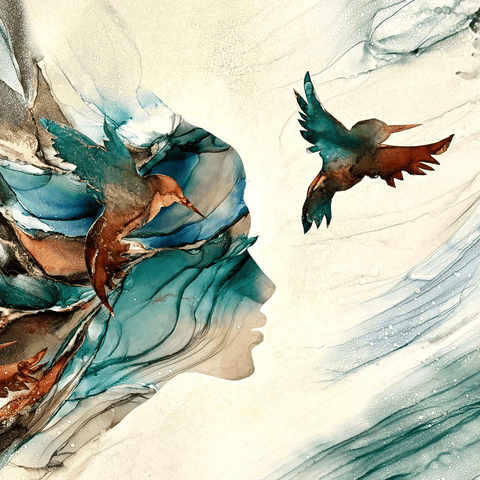 Winds Of Change - Alcohol Inks Painting - Artezaar.com Online Art Gallery