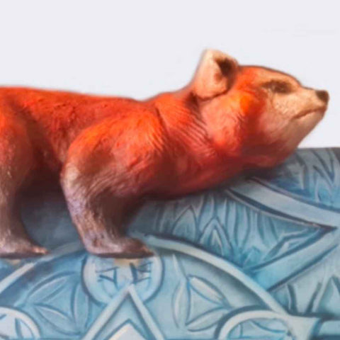 Ailurus Red Panda 3D Art Acrylic Painting Buy Now on Artezaar.com Online Art Gallery Dubai UAE