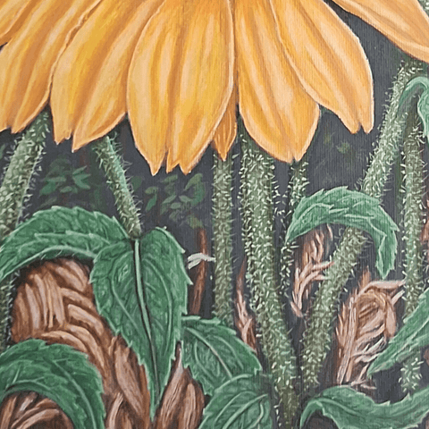 A Moment Of Curiosity And Beauty - Acrylic Painting - Artezaar.com Online Art Gallery