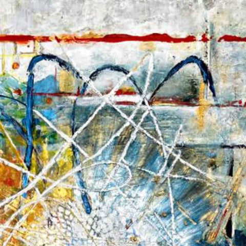 A New Day Abstract Acrylic Painting Buy Now on Artezaar.com Online Art Gallery Dubai UAE