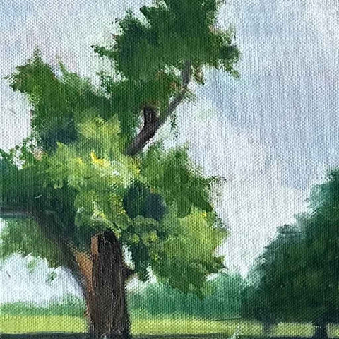 A Walk in Richmond Park Oil Painting Buy Now on Artezaar.com Online Art Gallery Dubai UAE