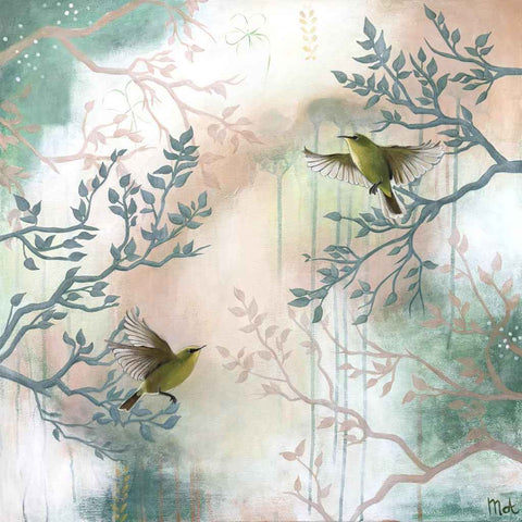 A Quiet Ascent - Acrylic Painting - Artezaar.com Online Art Gallery