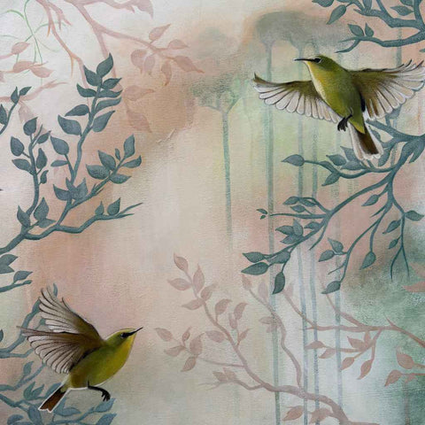 A Quiet Ascent - Acrylic Painting - Artezaar.com Online Art Gallery