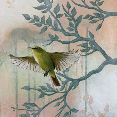 A Quiet Ascent - Acrylic Painting - Artezaar.com Online Art Gallery