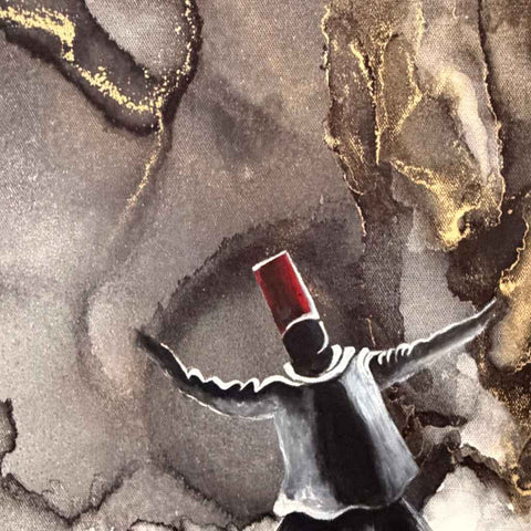 Abid - Silence in the Turning - Acrylic Painting - Artezaar.com Online Art Gallery