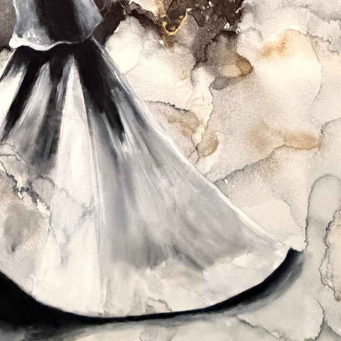 Abid - Silence in the Turning - Acrylic Painting - Artezaar.com Online Art Gallery