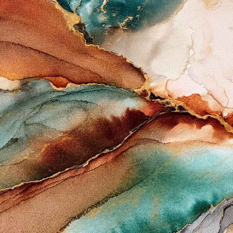 Abid - The Turning of the Heart - Alcohol Inks Painting - Artezaar.com Online Art Gallery