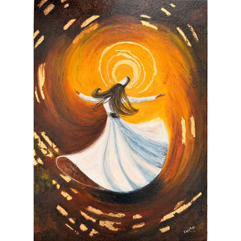 Abida - Dissolving Into The Divine - Mixed Media - Artezaar.com Online Art Gallery