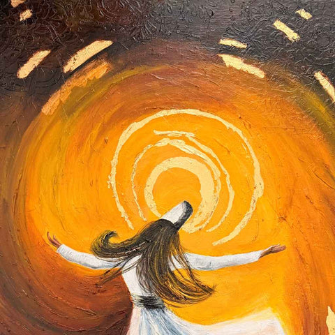 Abida - Dissolving Into The Divine - Mixed Media - Artezaar.com Online Art Gallery