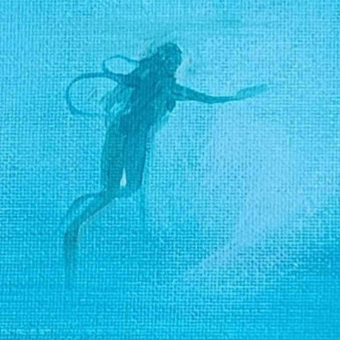 Above-The-Turtle's Realm Acrylic Painting Buy Now on Artezaar.com Online Art Gallery Dubai UAE