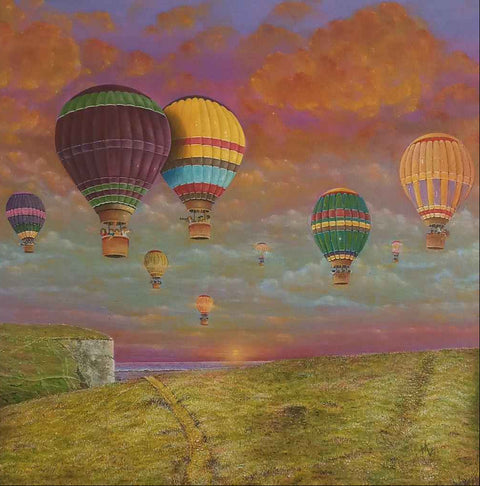 Above The World So High Acrylic Painting Buy Now on Artezaar.com Online Art Gallery Dubai UAE