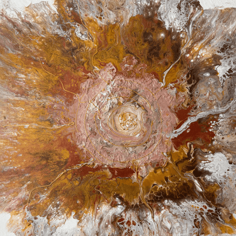 Abstract Orchidee - Acrylic Painting - Artezaar.com Online Art Gallery