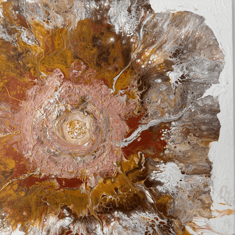 Abstract Orchidee - Acrylic Painting - Artezaar.com Online Art Gallery