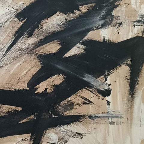 Afro Waves Abstract Acrylic Painting Buy Now on Artezaar.com Online Art Gallery Dubai UAE