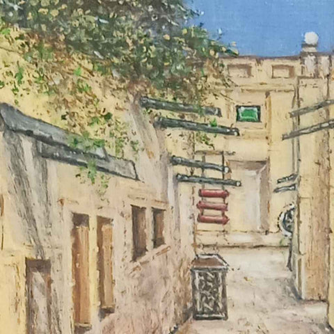 Ahlan Bikum Huna Acrylic Painting Buy Now on Artezaar.com Online Art Gallery Dubai UAE