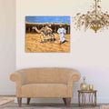 Al Jimaal Camels Acrylic Painting Buy Now on Artezaar.com Online Art Gallery Dubai UAE