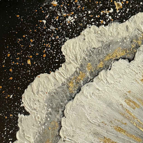 Alchemy of Gold Mixed Media Painting Buy Now on Artezaar.com Online Art Gallery Dubai UAE