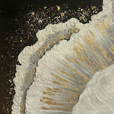Alchemy of Gold Mixed Media Painting Buy Now on Artezaar.com Online Art Gallery Dubai UAE