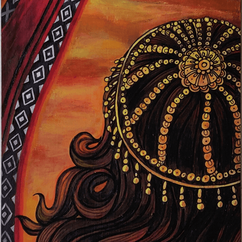 Arabian Sunset - Mixed Media - Artezaar.com Online Art Gallery