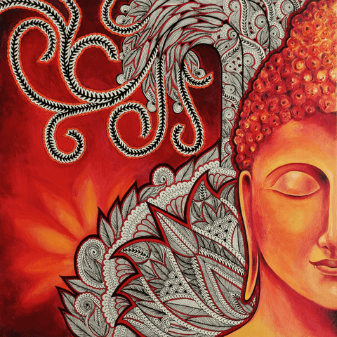 In Search of Inner Peace! - Mixed Media - Artezaar.com Online Art Gallery