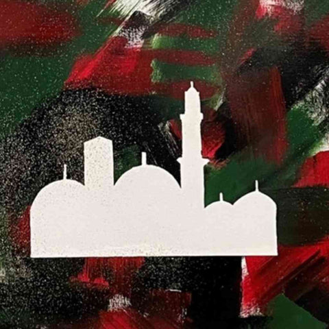 An Abstract Of Pride Acrylic Painting Buy Now on Artezaar.com Online Art Gallery Dubai UAE