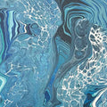 Aqua Opus Abstract Acrylic painting Buy Now on Artezaar.com Online Art Gallery Dubai UAE