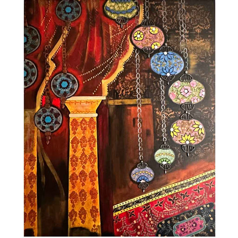 Mixed Media Painting Buy Now on Artezaar.com Online Art Gallery Dubai UAE