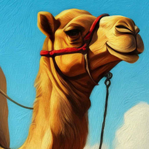 Arabian Nomads Digital Art Print Buy Now on Artezaar.com Online Art Gallery Dubai UAE