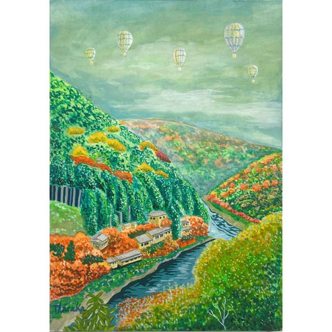 Arashiyama - Acrylic Painting - Artezaar.com Online Art Gallery