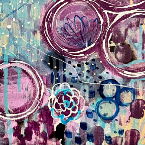 As The Day Unwinds Mixed Media Painting Buy Now on Artezaar.com Online Art Gallery Dubai UAE