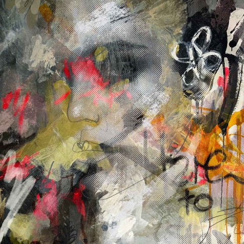 At a Glance Abstract Mixed Media Painting Buy Now on Artezaar.com Online Art Gallery Dubai UAE