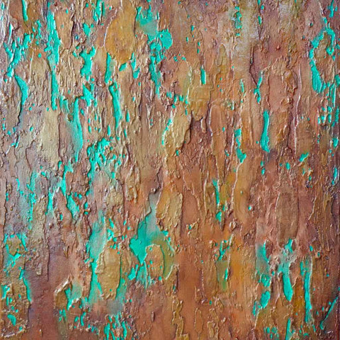 Aureate Ruin Mixed Media Painting Buy Now on Artezaar.com Online Art Gallery Dubai UAE