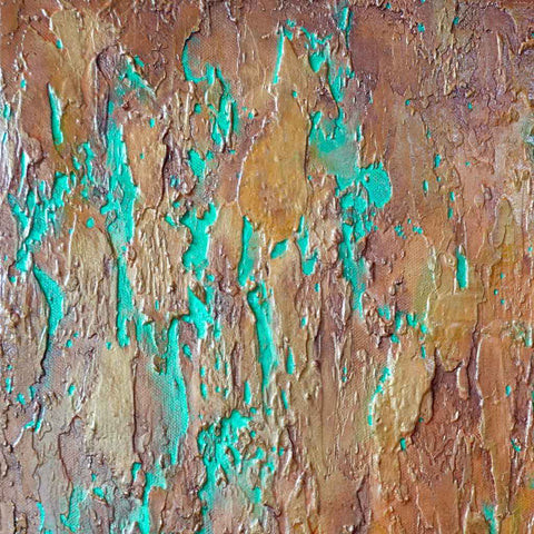 Aureate Ruin Mixed Media Painting Buy Now on Artezaar.com Online Art Gallery Dubai UAE