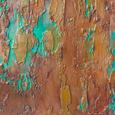 Aureate Ruin Mixed Media Painting Buy Now on Artezaar.com Online Art Gallery Dubai UAE