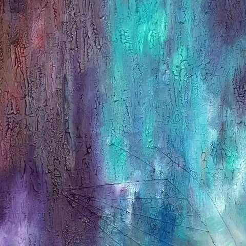 Aurora Abstract Oil Painting Buy Now on Artezaar.com Online Art Gallery Dubai UAE
