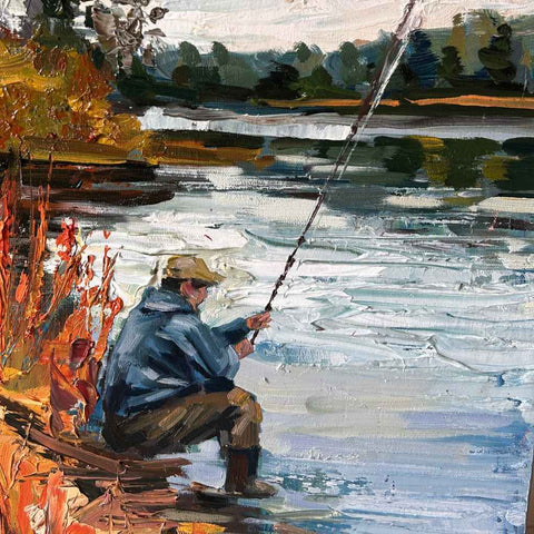 Autumn Silence - Oil Painting - Artezaar.com Online Art Gallery
