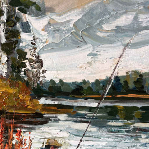 Autumn Silence - Oil Painting - Artezaar.com Online Art Gallery