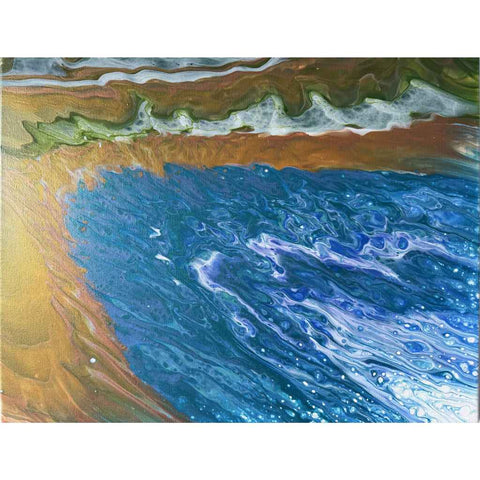 Beachwave II - Acrylic Painting - Artezaar.com Online Art Gallery