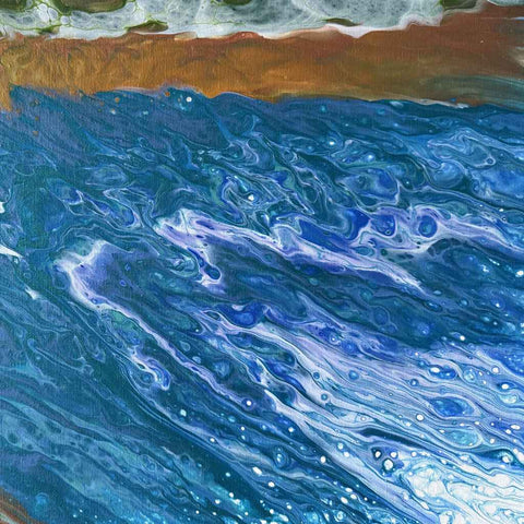 Beachwave II - Acrylic Painting - Artezaar.com Online Art Gallery