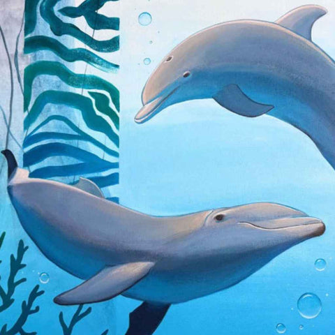 Beneath the Surface: A World Worth Saving Acrylic Painting Buy Now on Artezaar.com Online Art Gallery Dubai UAE
