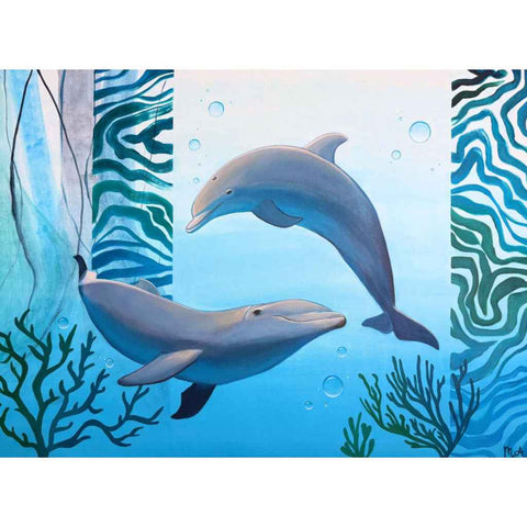 Beneath the Surface: A World Worth Saving Acrylic Painting Buy Now on Artezaar.com Online Art Gallery Dubai UAE