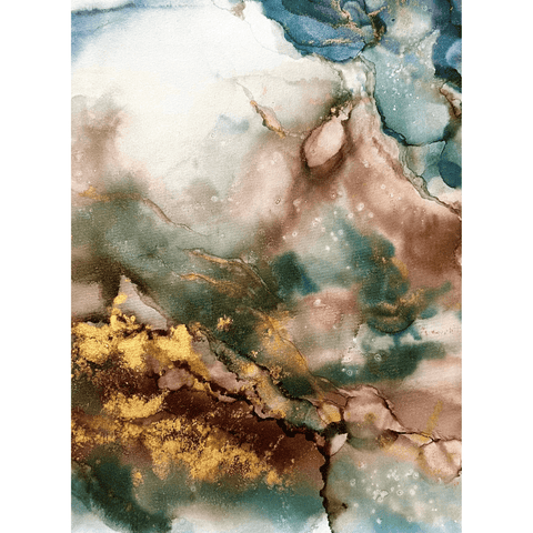 Beneath The Surface (2) - Alcohol Inks Painting - Artezaar.com Online Art Gallery