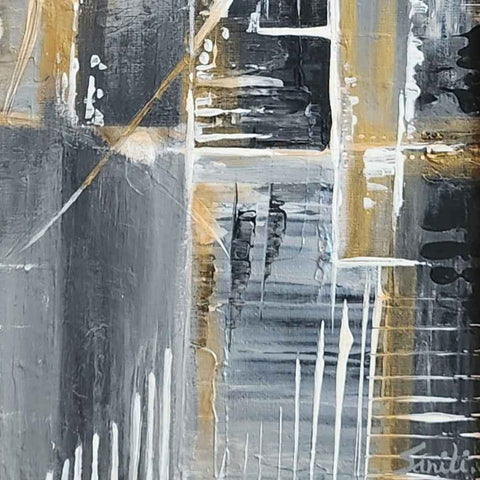 Beyond Fear Abstract Acrylic Painting Buy Now on Artezaar.com Online Art Gallery Dubai UAE