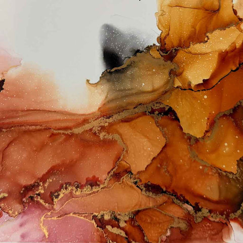 Bismillah - Alcohol Inks Painting - Artezaar.com Online Art Gallery