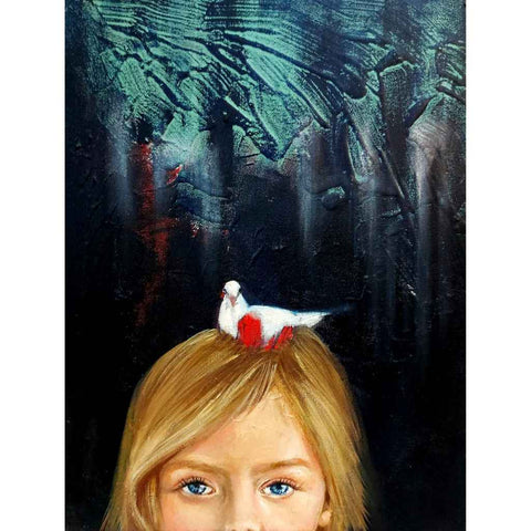 Bleeding Pigeon mixed media paintingBuy artworks, home décor accessories, digital art, photography prints and paintings online on Artezaar.com Online Art Gallery Dubai UAE.