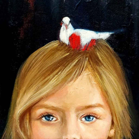  Bleeding Pigeon mixed media paintingBuy artworks, home décor accessories, digital art, photography prints and paintings online on Artezaar.com Online Art Gallery Dubai UAE.