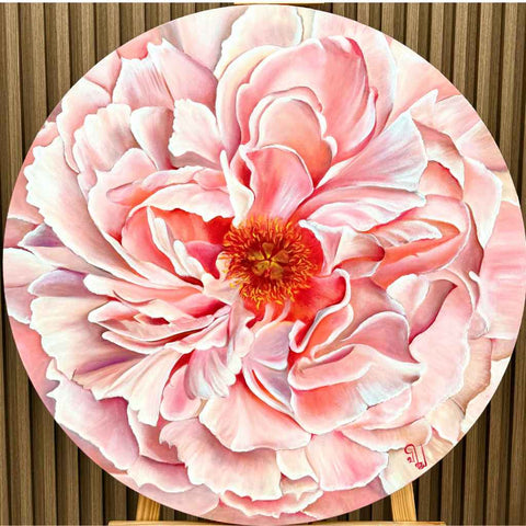 Blooming Elegance Fine Oil Painting Buy Now on Artezaar.com Online Art Gallery Dubai UAE